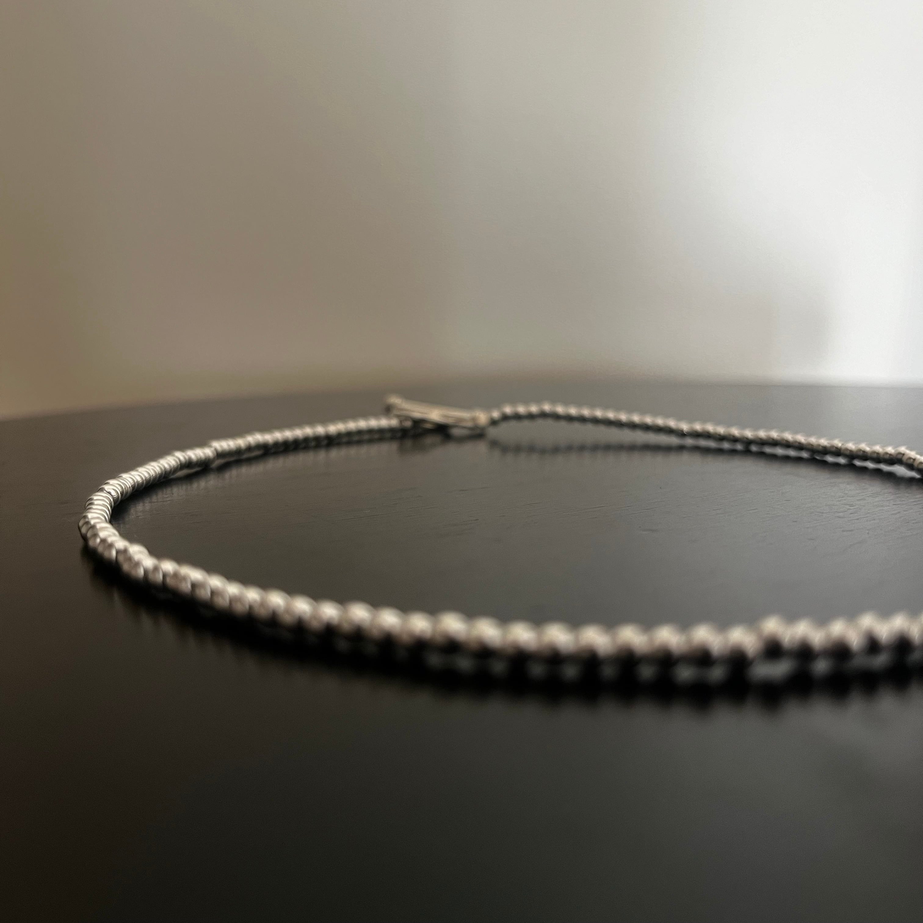 40cm 3mm ball necklace from Mexico | BASENOTES