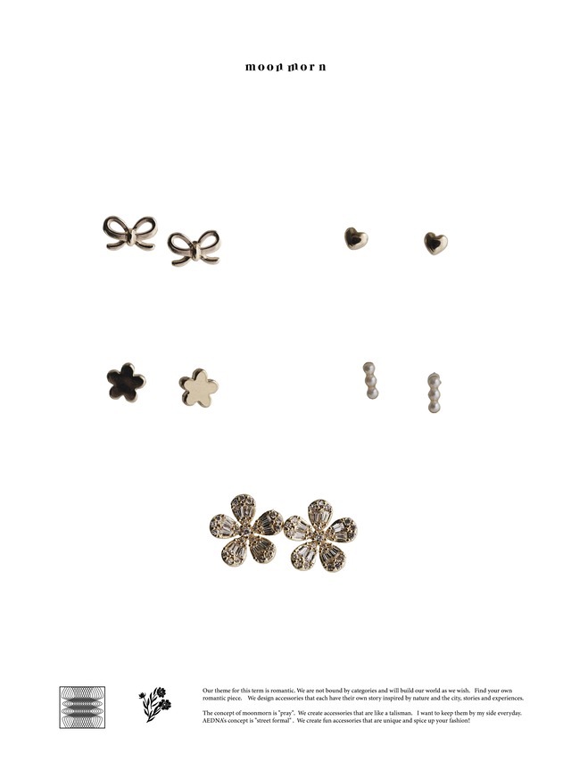 18kgp blossom　※ピアスのみ