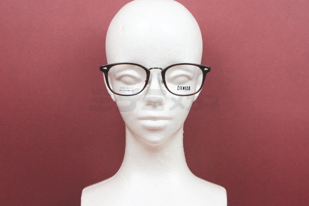 CIENEGA メガネ CN-K39 COL.2 ウェリントン コンビネーション