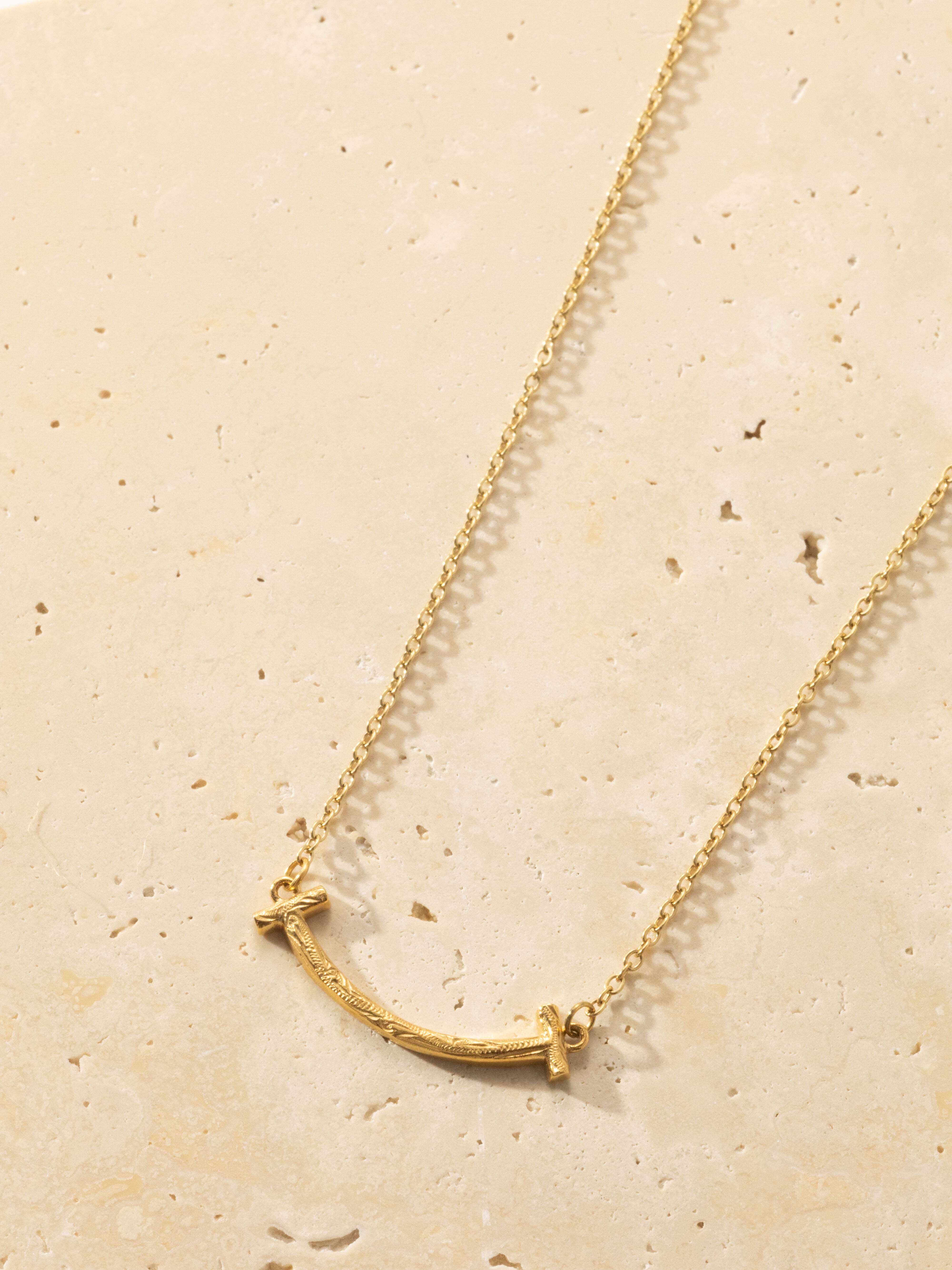 316L hawaiian Tbar necklace #n08 | rani