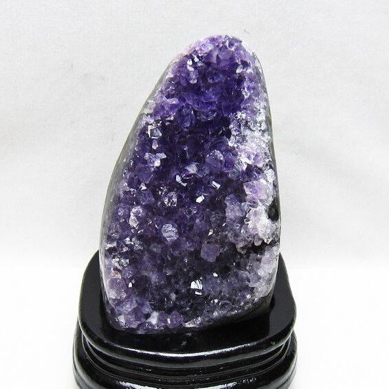 1.2Kg アメジスト クラスター ウルグアイ産 アメジスト 原石 amethyst 台座付属 一点物 182-8734