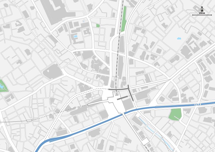 東京 渋谷 Pdfデータ マップ作成素材 地図素材をダウンロードにて販売するお店 今八商店