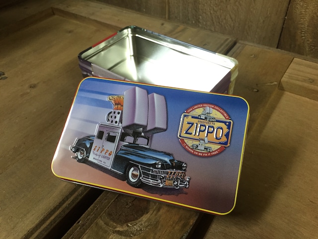 引続きセール主力商品20％OFF！  Zippoコレクター必見！！　Zippo 缶ケース ブリキの小物入れ