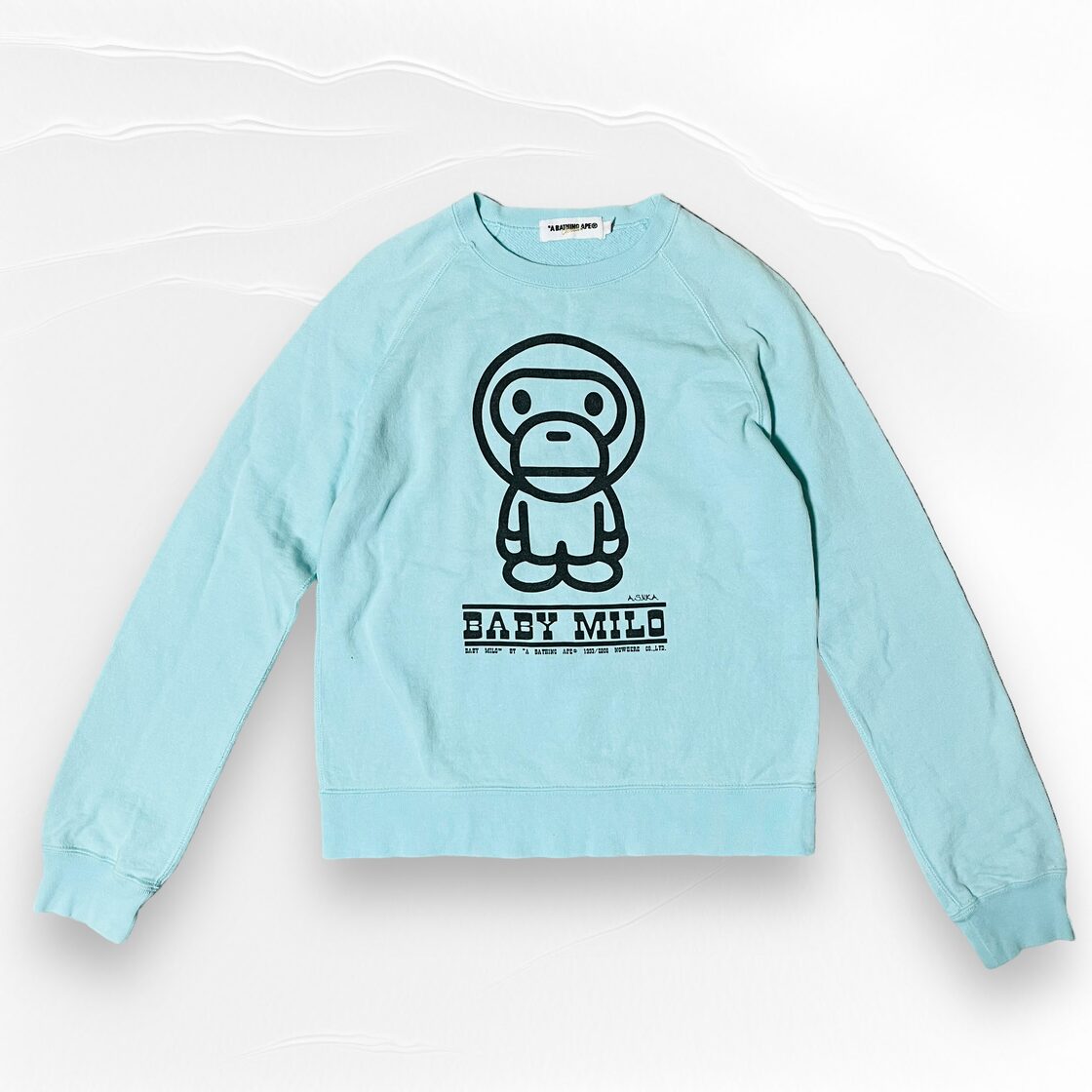 a bathing ape miloアベイシングエイプ スウェット トレーナー マイロ  