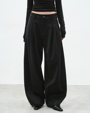 ストレートワイドリラックススラックス A0805