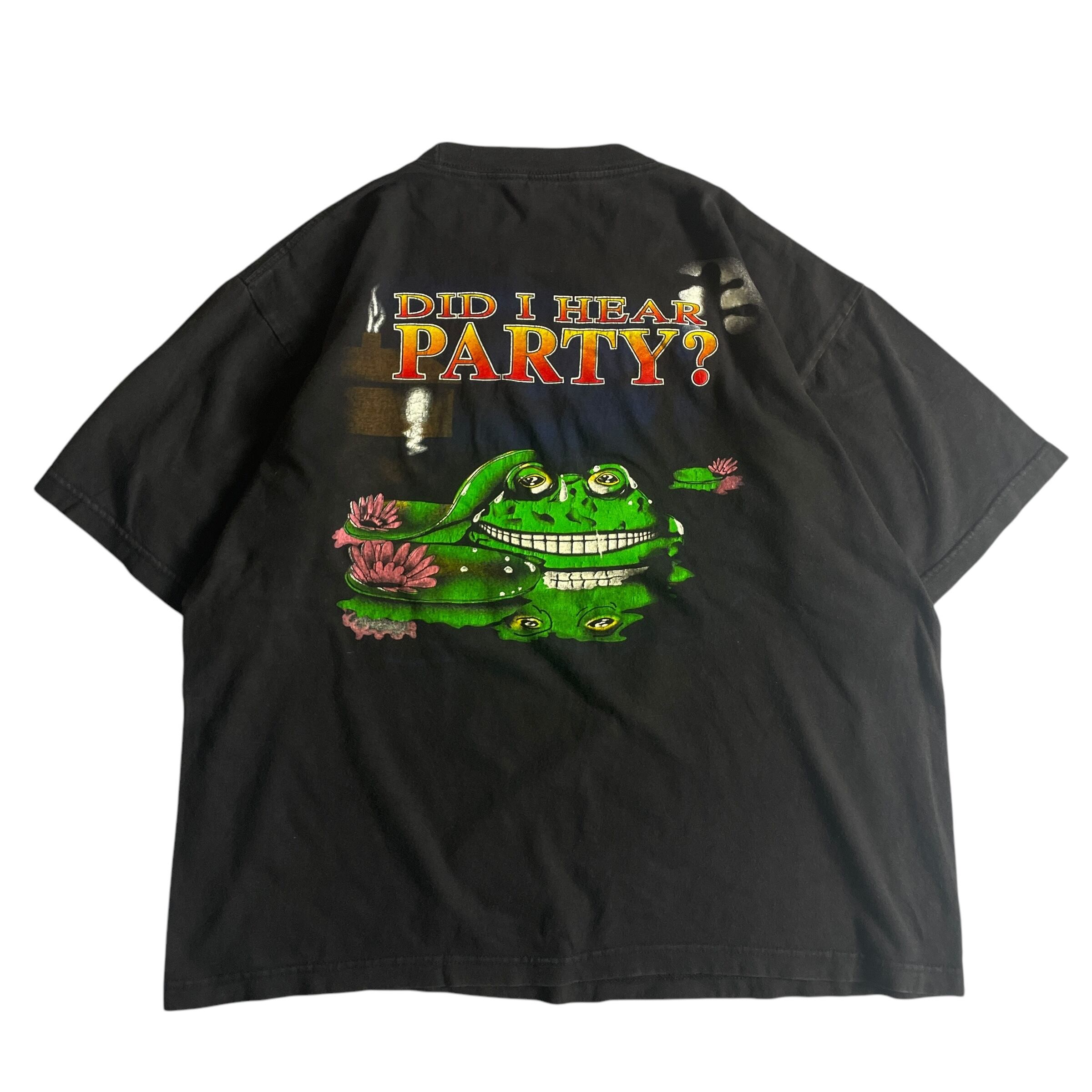 90s USA製 カエル 蛙 vintage T-shirt