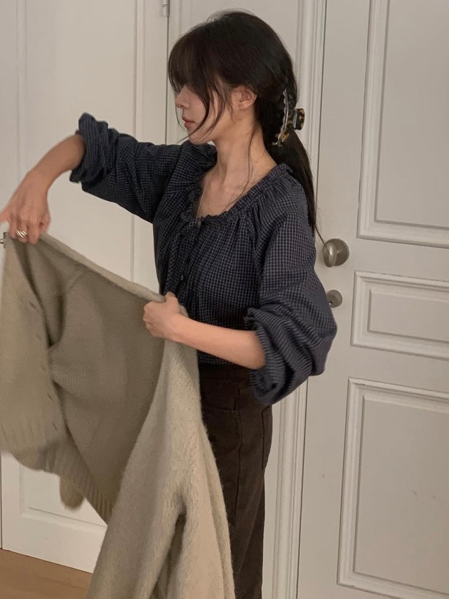 (予約) miel / Melo blouse 2color