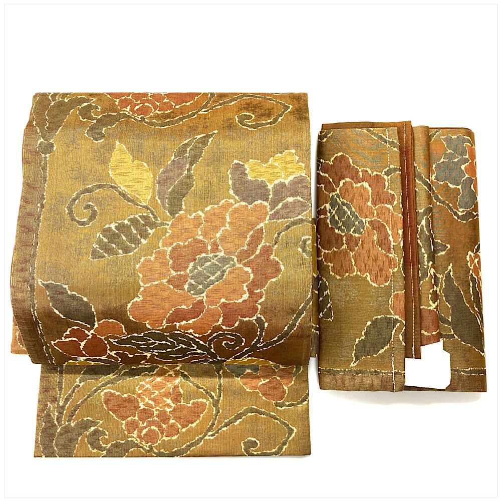 袋帯作り帯マジックテープ二重太鼓フォーマル【新品未使用】刺繍ワンタッチ