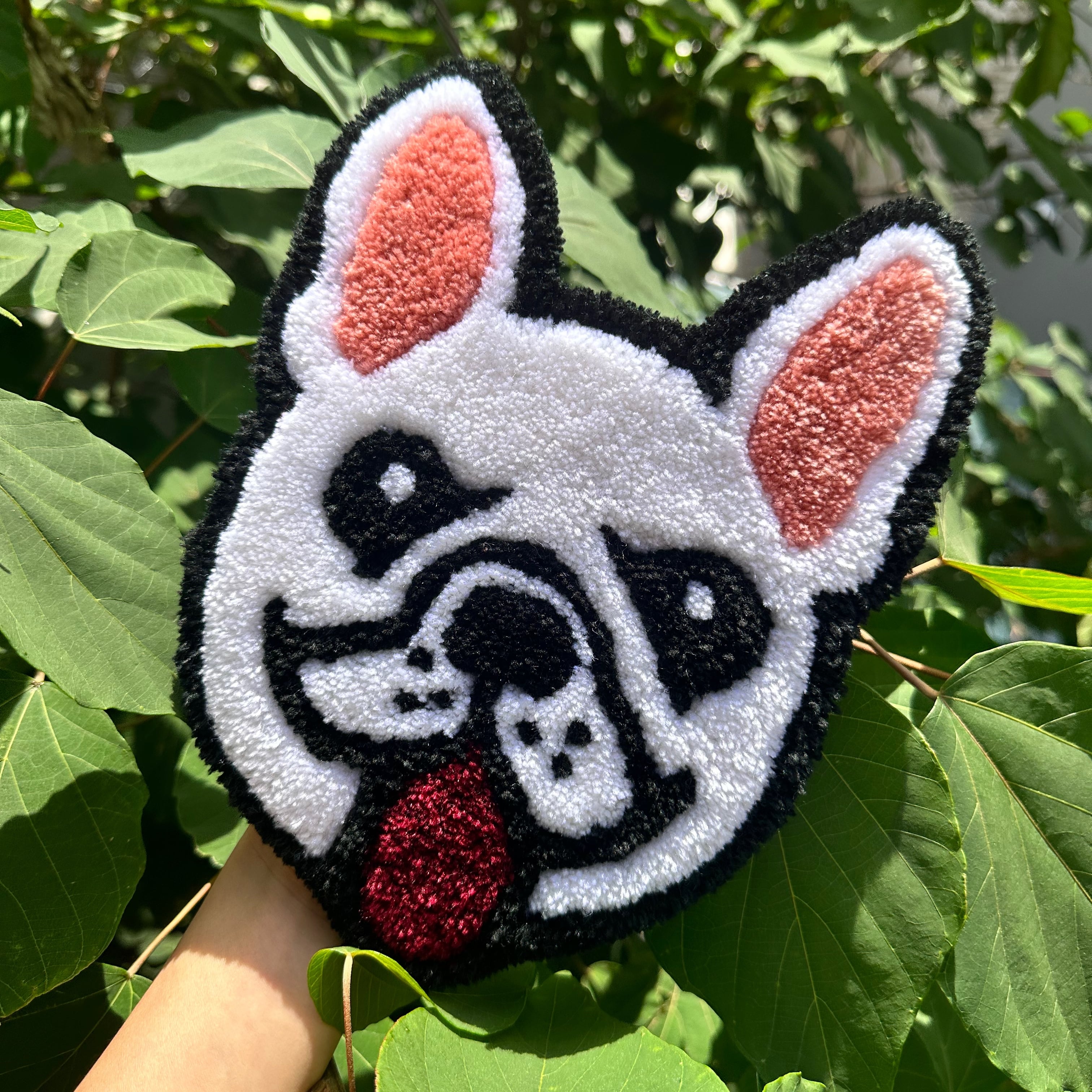 フレンチブルドッグ柄（カーペット、ラグ、マット） | 家具