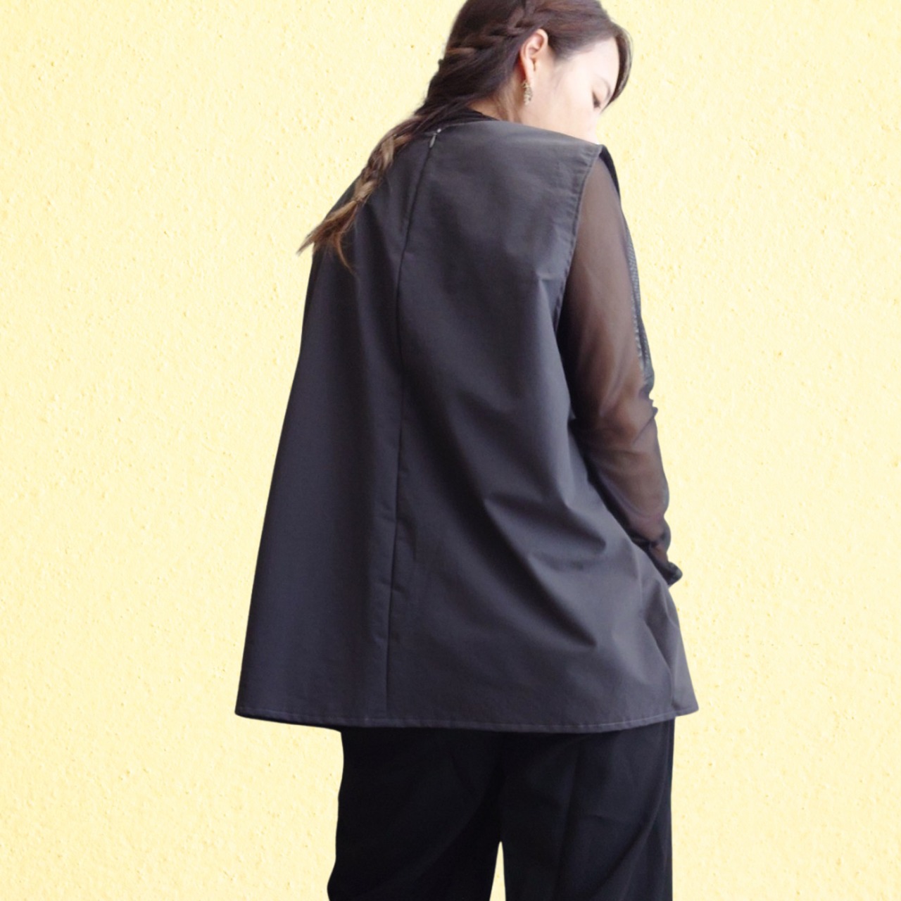 ML-031-00FD 型紙  lady'sアシンメトリーベスト（ダウンロード版）