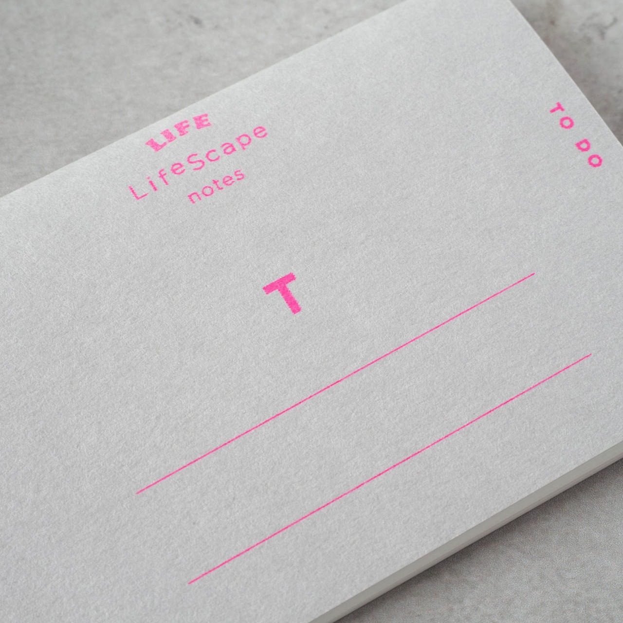 LIFE×やまま文具 LifeScape ライフスケープ 特殊罫ノートリフィル