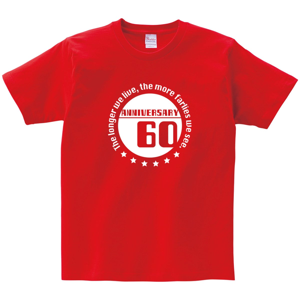 還暦祝い サークル60 デザイン Tシャツ ms26 還暦 お祝い 父 母 ギフト プレゼント 60歳