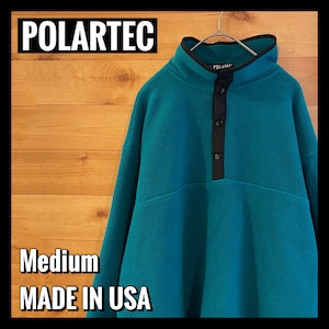 【POLARTEC】USA製 フリース ジャケット スナップT M ポーラテック アメリカ古着
