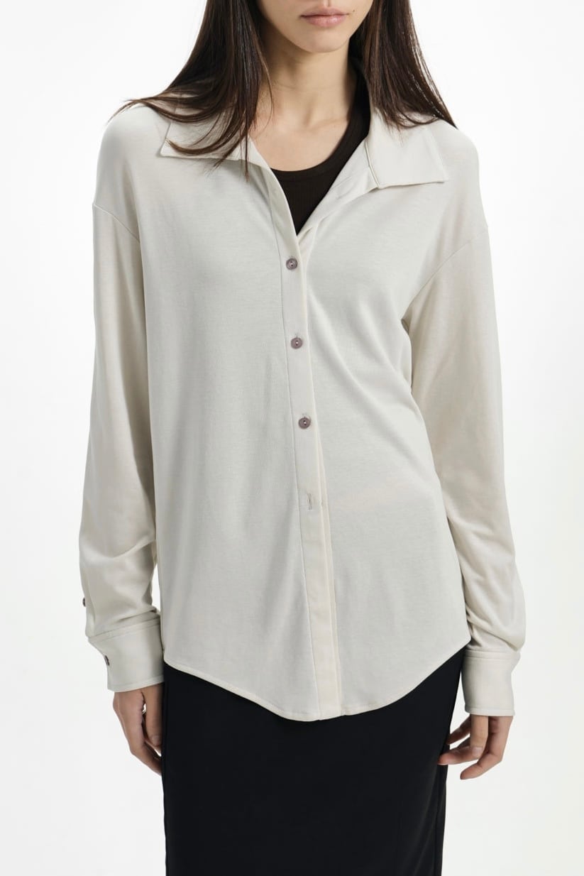TODAYFUL／Collarless Twill JK | polne
