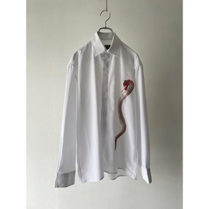 -VERSACE- cobra embroidery design shirt