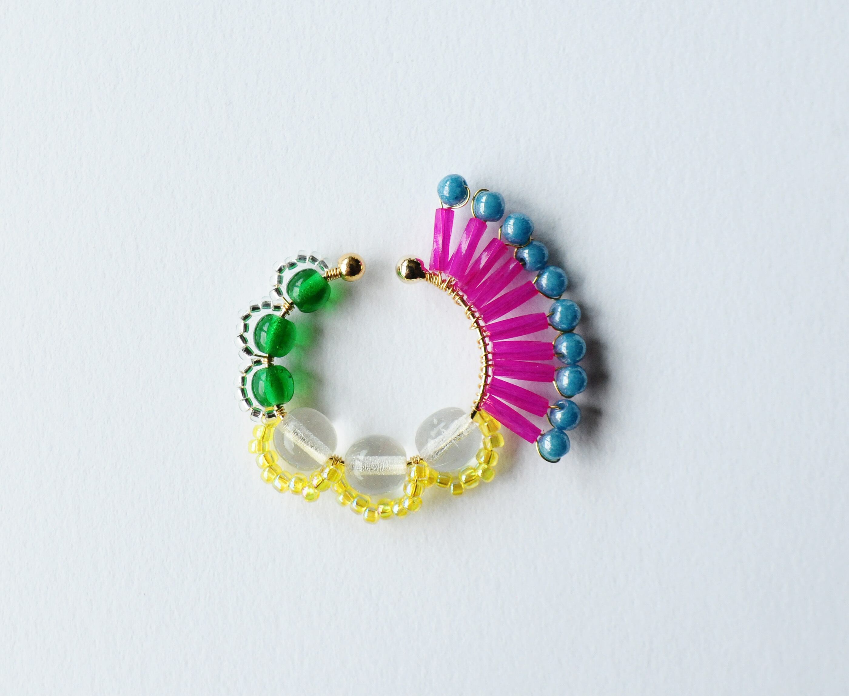 <Rollo~イロヅクビジュー~>イヤーカフ『 ハミングバード/hummingbird 』<E>