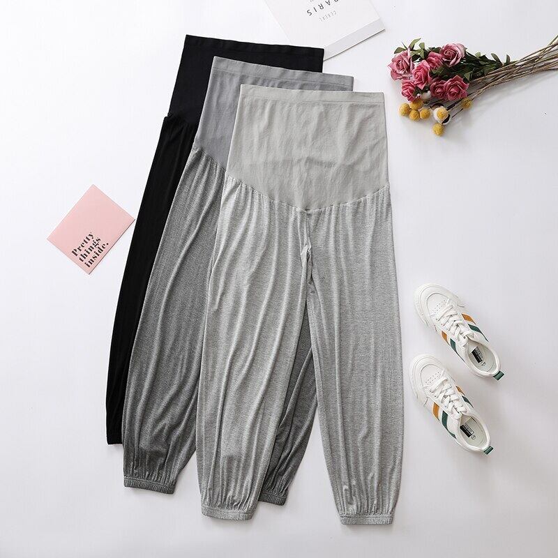 【新作】【送料無料】 2005＃春夏薄いモーダルマタニティパンツルーズベリーパンツ服妊婦妊娠睡眠ブルマレギンス スプリング 春物 サマー 夏物 ショーツ ブルマー AL expec439540431467