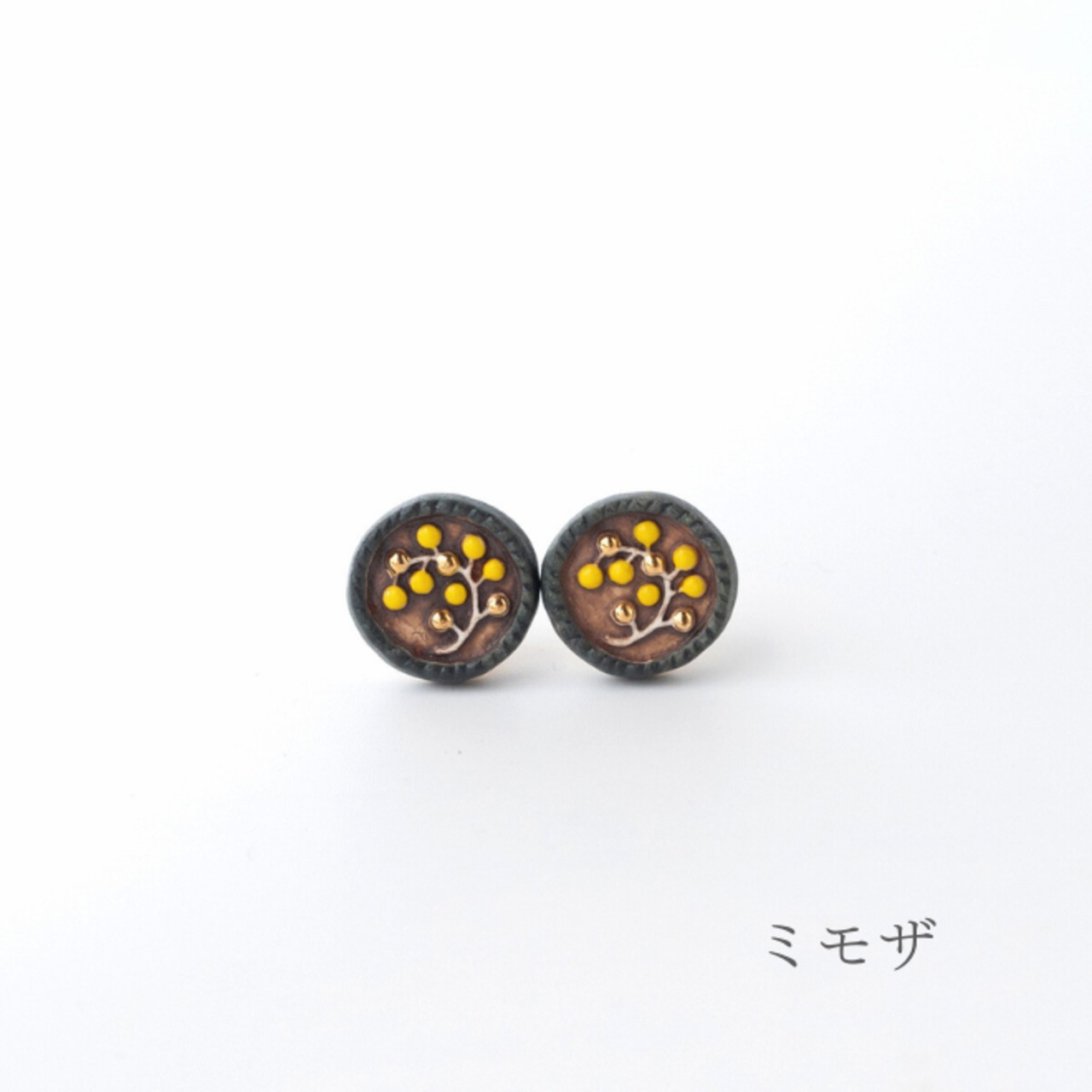 額縁　ピアス/イヤリング