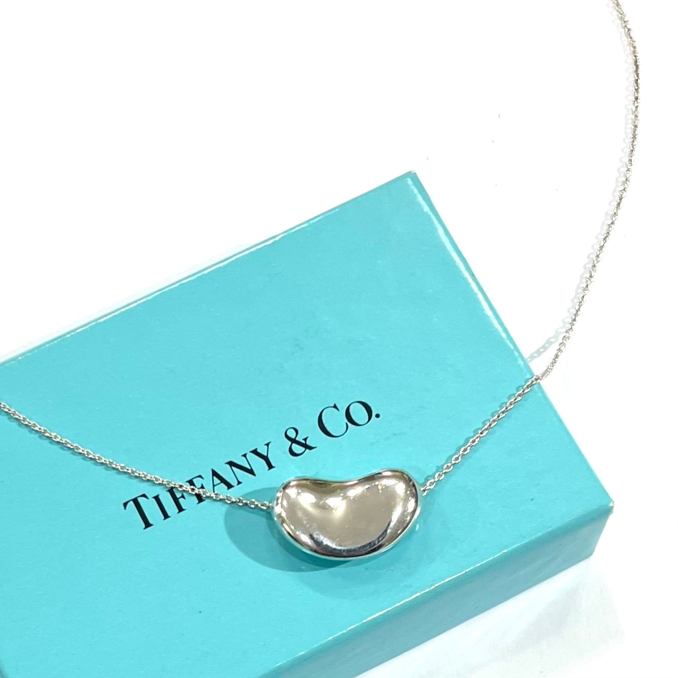 TIFFANY&CO.】2631 幸福ビーン ティファニー ネックレス／Elsa Peretti