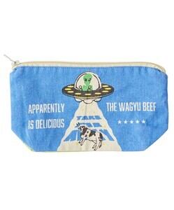 CORAL&TUSK [Glasses Pouch] メガネモチーフ 刺繍 ポーチ(コーラル