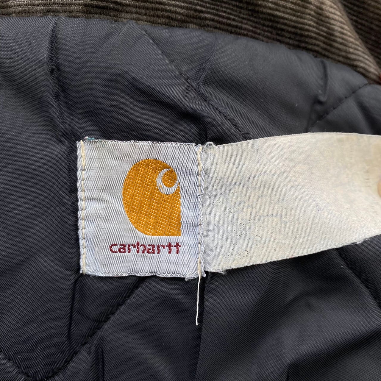 【carhartt 】再構築リメイクハンティングジャケット ダック AS133禁断の古着の扉ジャケット
