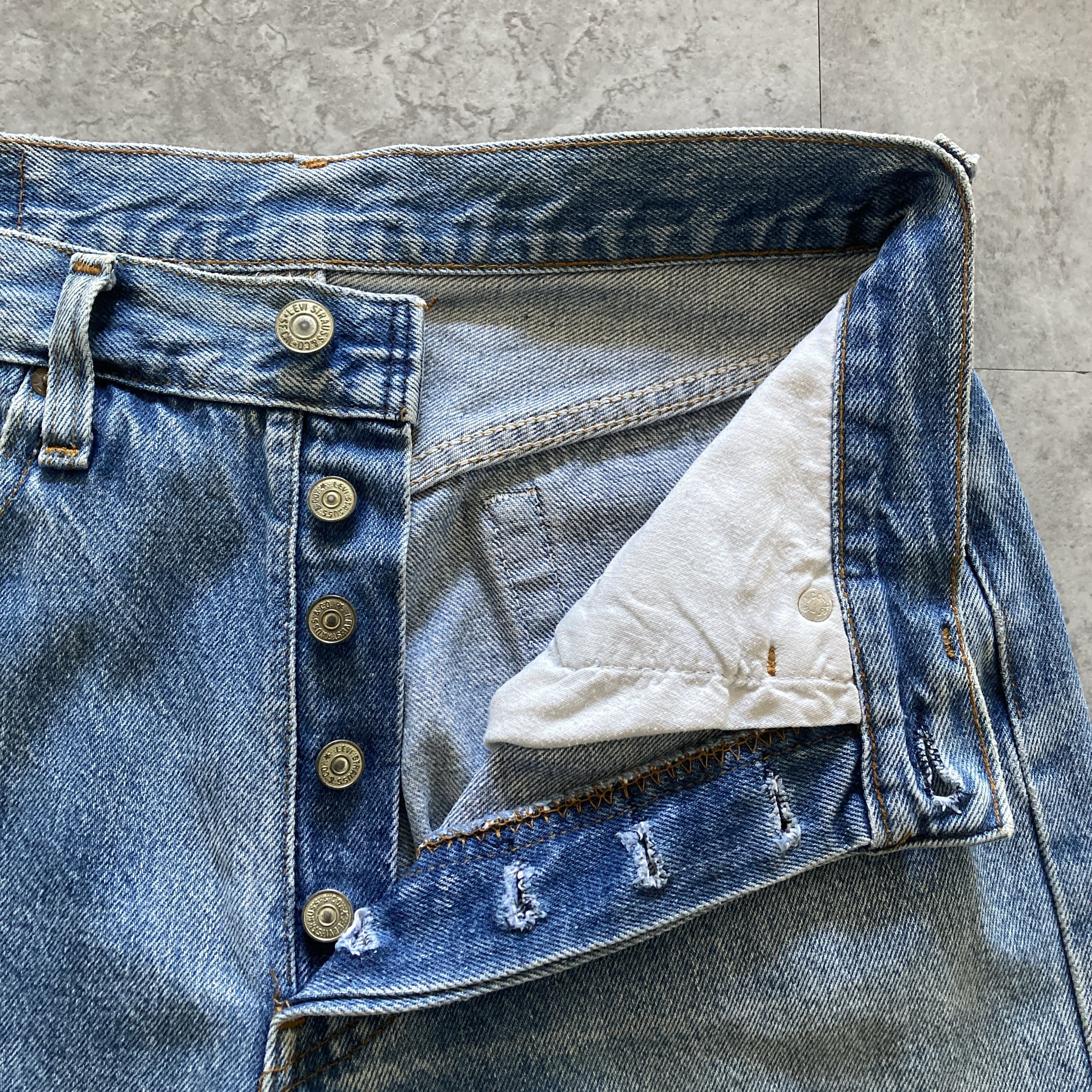 W31】80s US.Levis 501 リーバイス エルパソ工場(525) ボタン裏刻印525