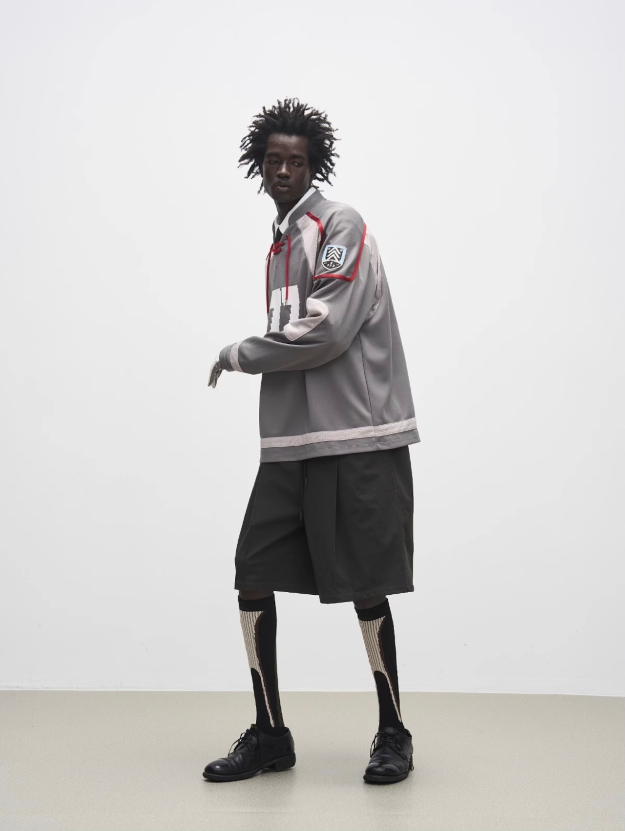 7440 37 1 SS24 “777” Dual Mesh Long Sleeve Tee