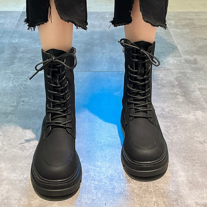 ブーツショートスタイルレッドオータムシングル 靴 シューズ 秋物 部族の婦人靴50396347208