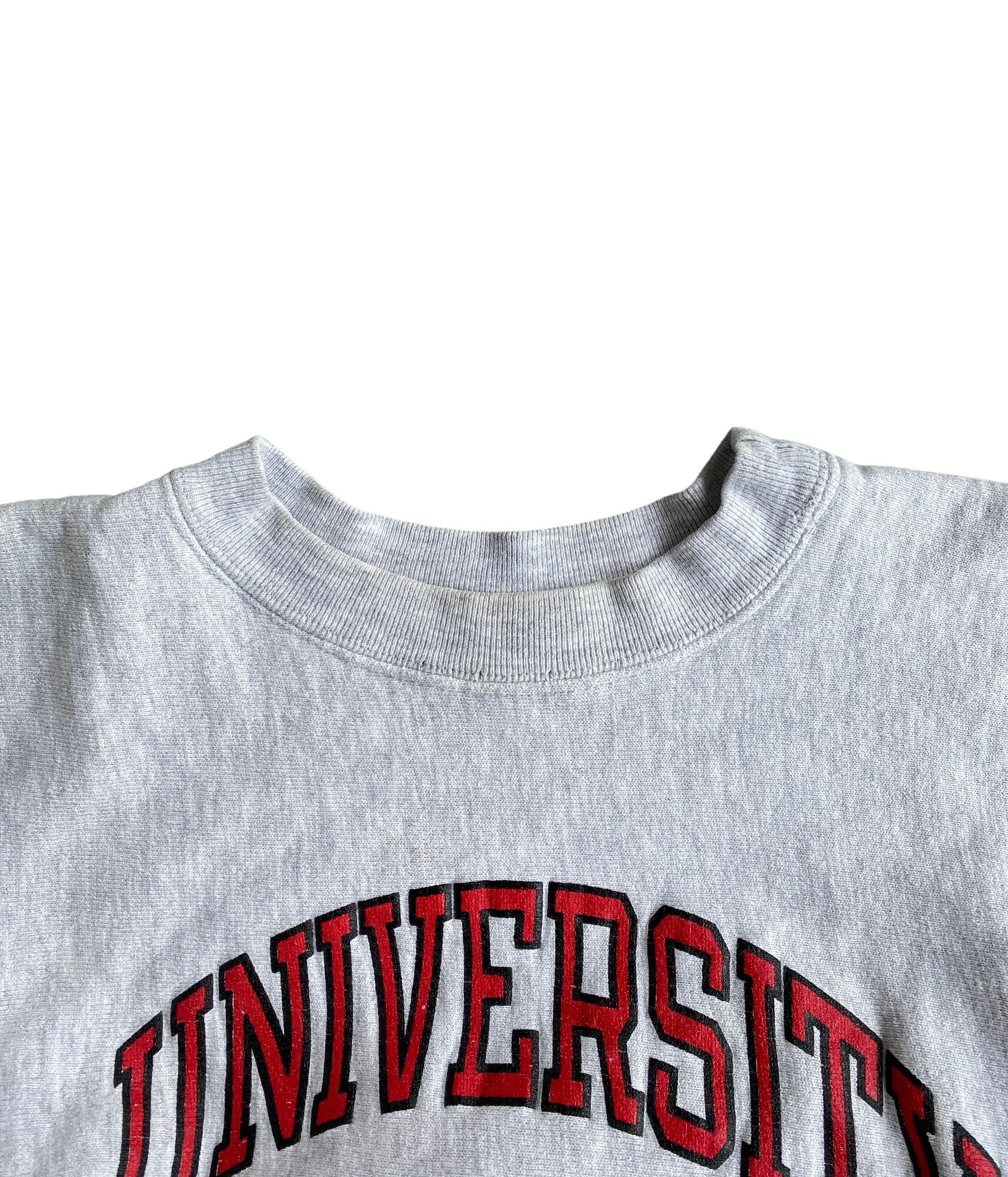Vintage 80s champion reverse weave sweat shirt -UNIVERSITY Vintage 80s champion reverse weave sweat shirt -UNIVERSITY