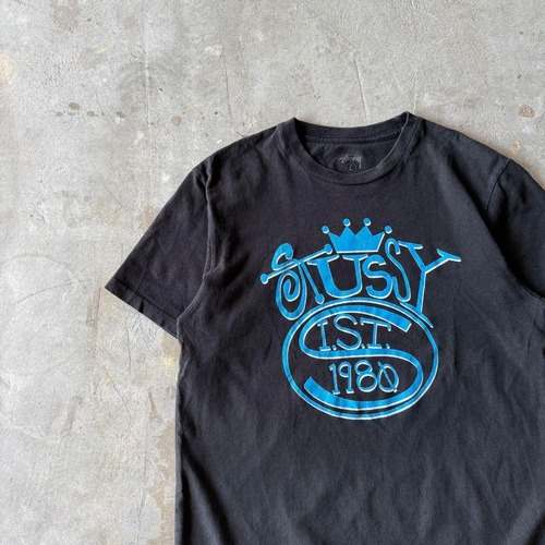 STUSSY /crown logo T-shirt size L