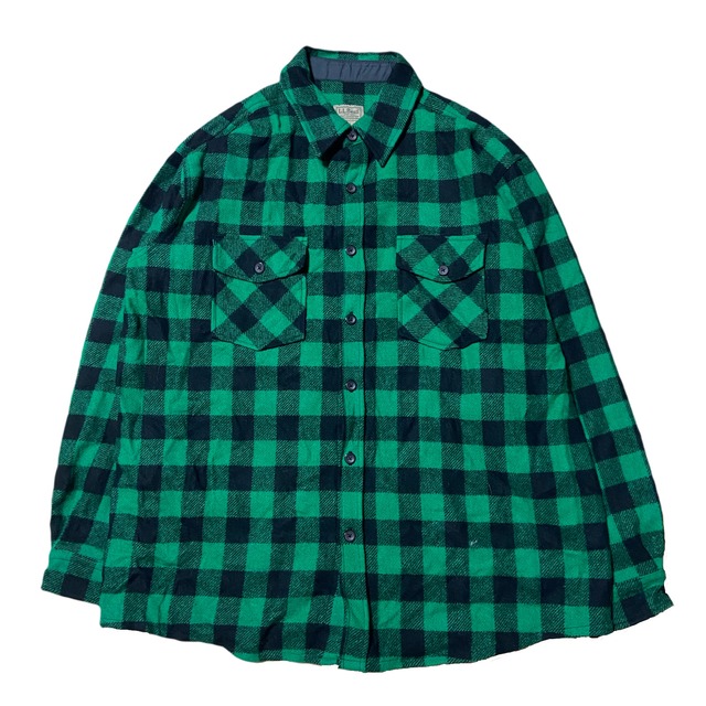 70’s〜80’s L.L.Bean Check Flannel Shirt