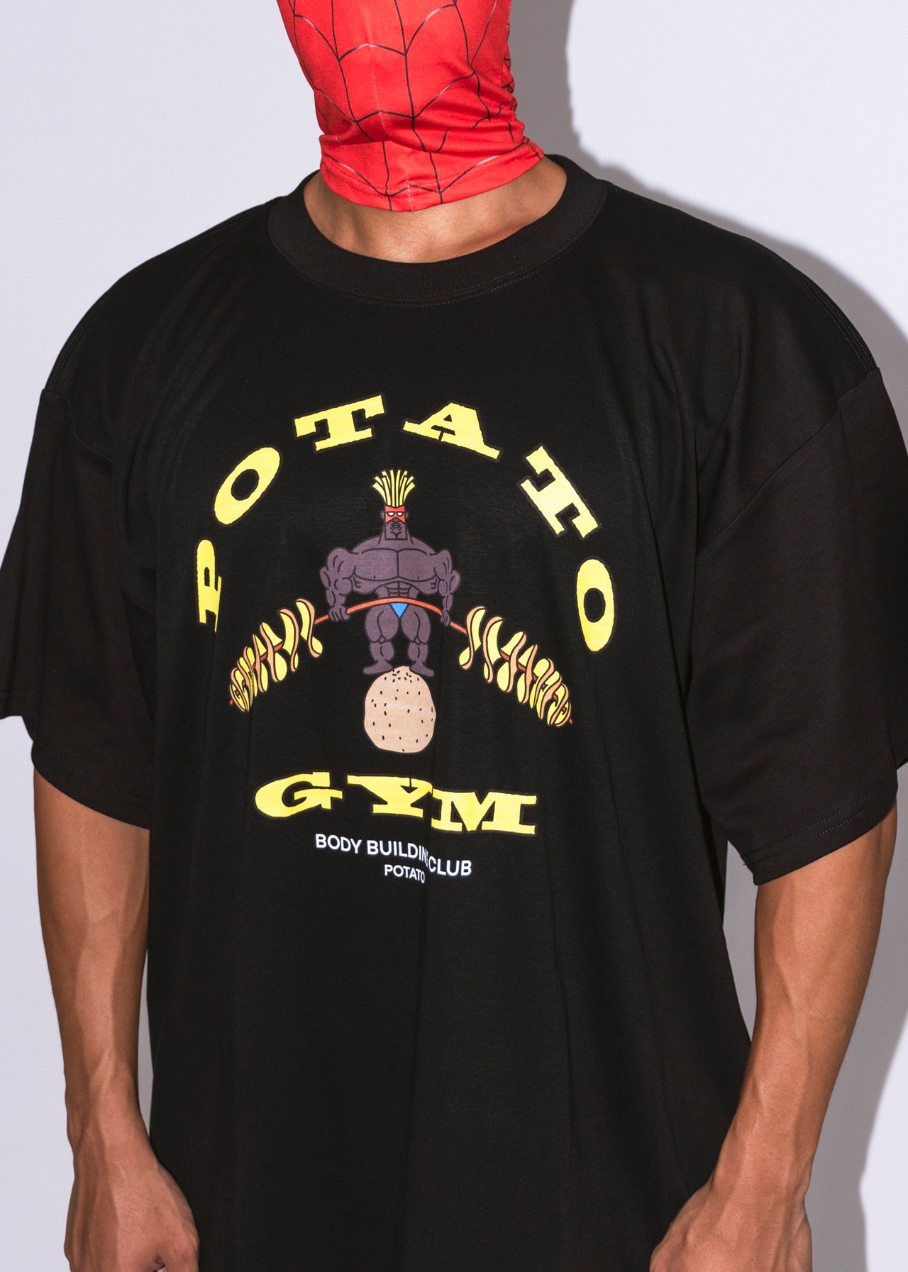 ポテトジムTシャツ ブラック