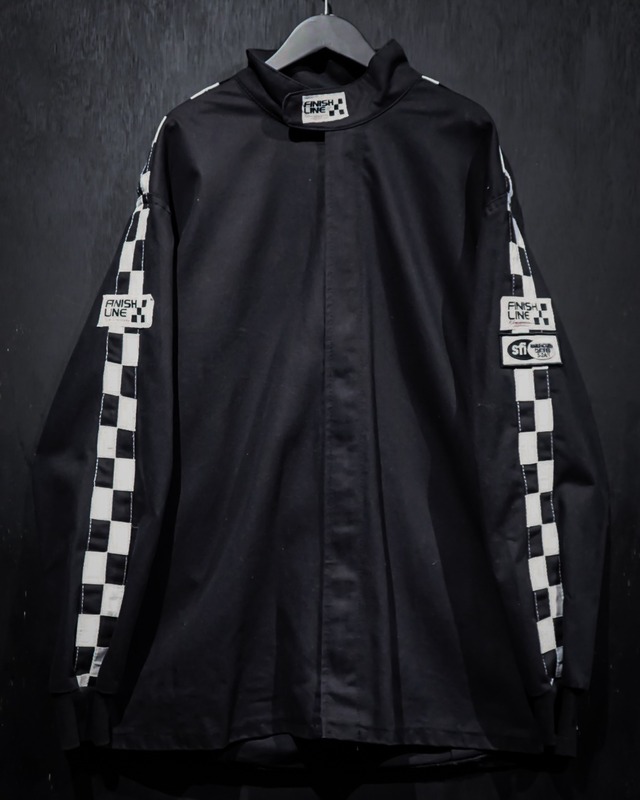 【WEAPON VINTAGE】"FINISH LINE" Patch Design ＆Checker Flag Vintage Racing Jacket