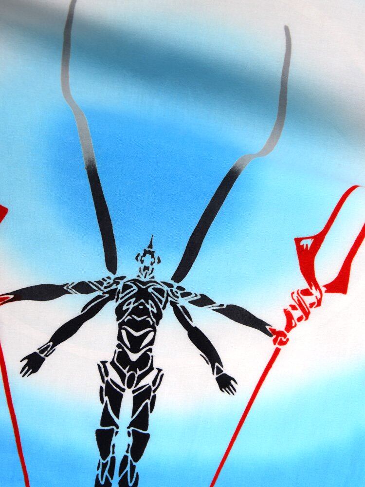 NERV 大浴場　手ぬぐい　エヴァンゲリオン 手ぬぐい ヱヴァ13号機 Rumi Rock × ヱヴァンゲリヲン新劇場版 [D71