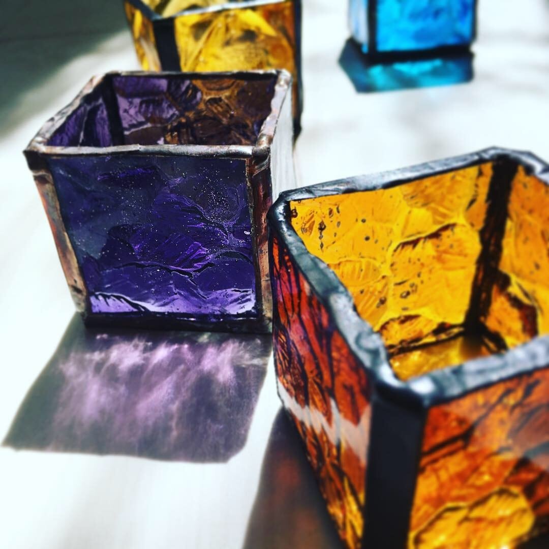 C.ドバイ］ステンドグラス アラビアンナイト アンティーク キャンドル