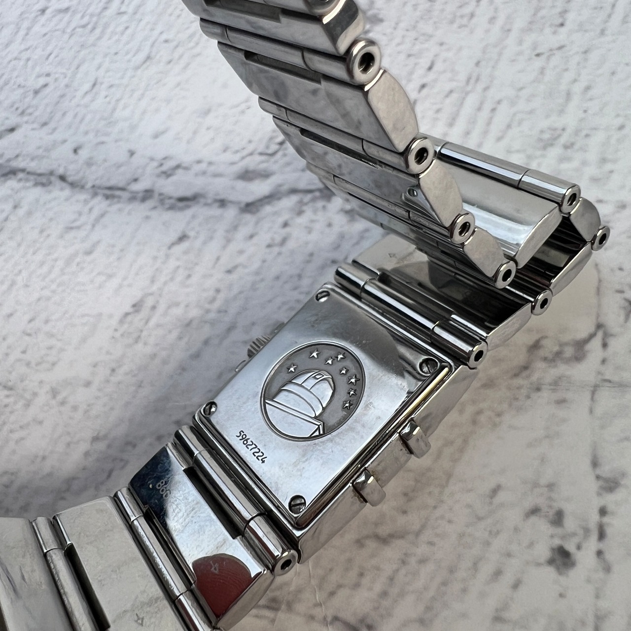 オメガOMEGA  コンステレーション　クアドラペンダントダイヤ  時計 シルバー A-9136