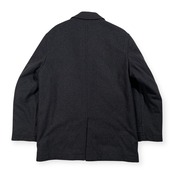 LANDS'END ランズエンド ウールブレンド クラシック カーコート ジャケット サイズ L /チャコールグレー/メンズ