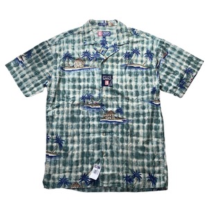 (DEADSTOCK) vintage CHAPS RALPH LAUREN open collar hawaiian shirt
