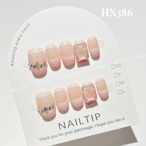 HX386　ネイルチップ　サイズXS/S/M