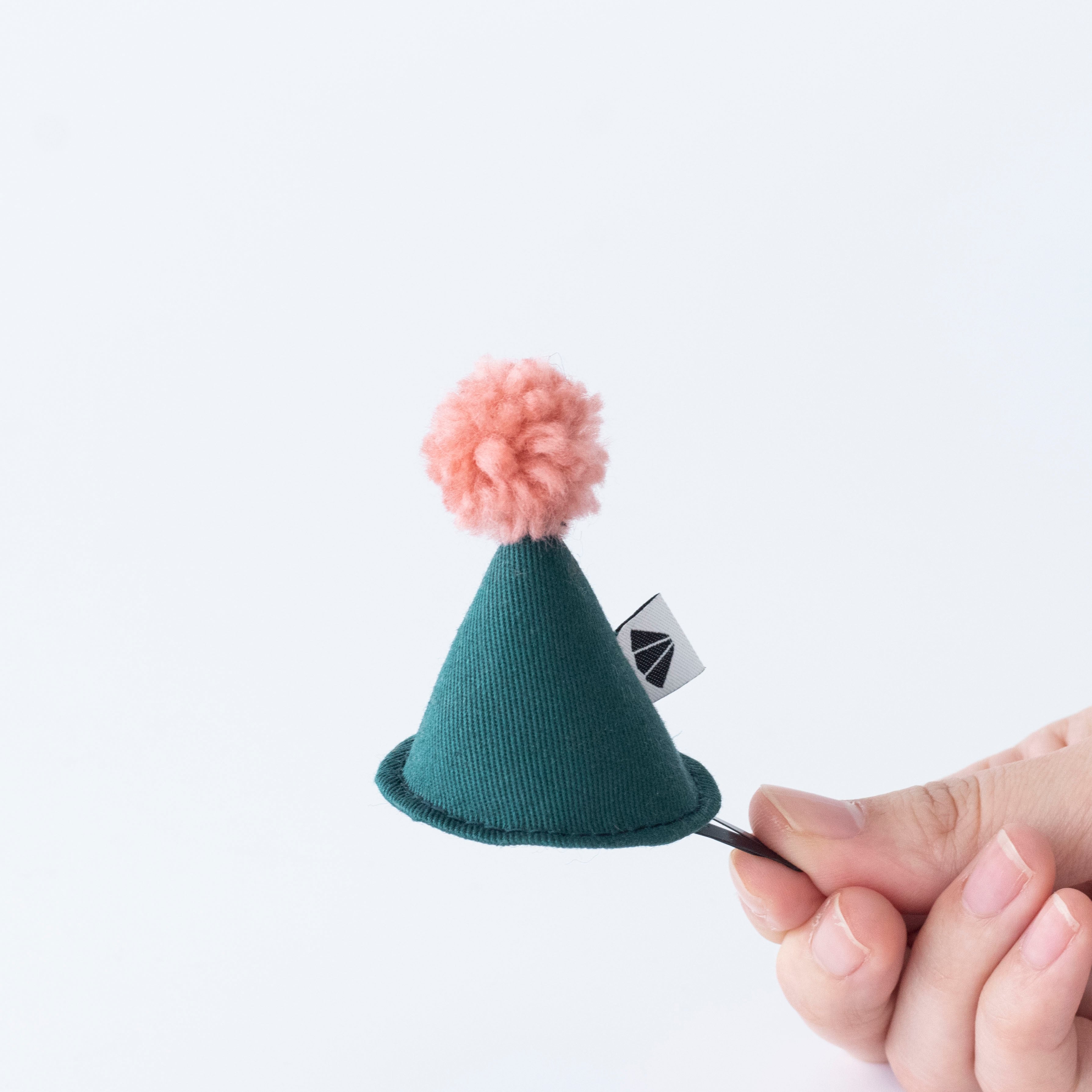 ヘアピン 【ぼうしグリーン】ブランド 子供 ヘアアクセサリー 女の子