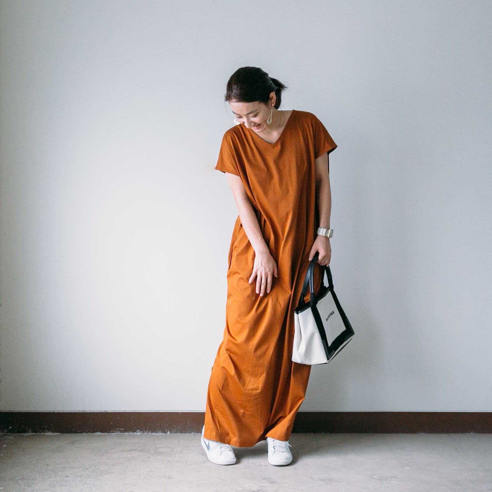 テラコッタ カットソーワンピース 残り2点 サンプルセール中 Ateyaka