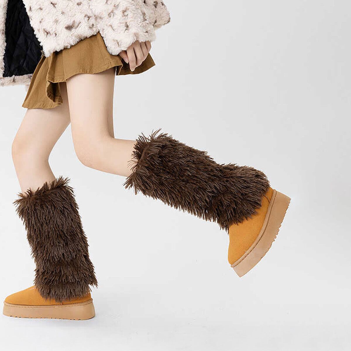 レッグウォーマー フェイクファー レディース 秋冬 韓国 防寒 保温 もこもこ ふわふわ 暖かい おしゃれ 大人 かわいい レッグカバー 靴下 ソックス 大人可愛い 大人女子