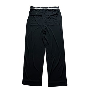vintage GIANNI VERSACE black drape easy pants
