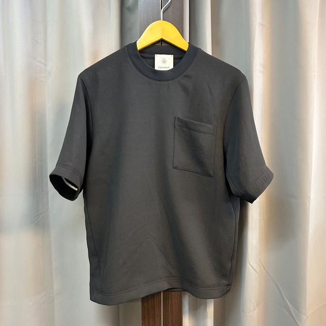 ISPIRA BLACK POLYESTER T-SHIRT《S》