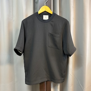 ISPIRA BLACK POLYESTER T-SHIRT《S》