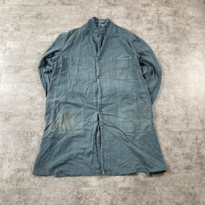 50-60s VETRA Dポケ グリーン コットンツイル アトリエコート / 身幅56 着丈98cm