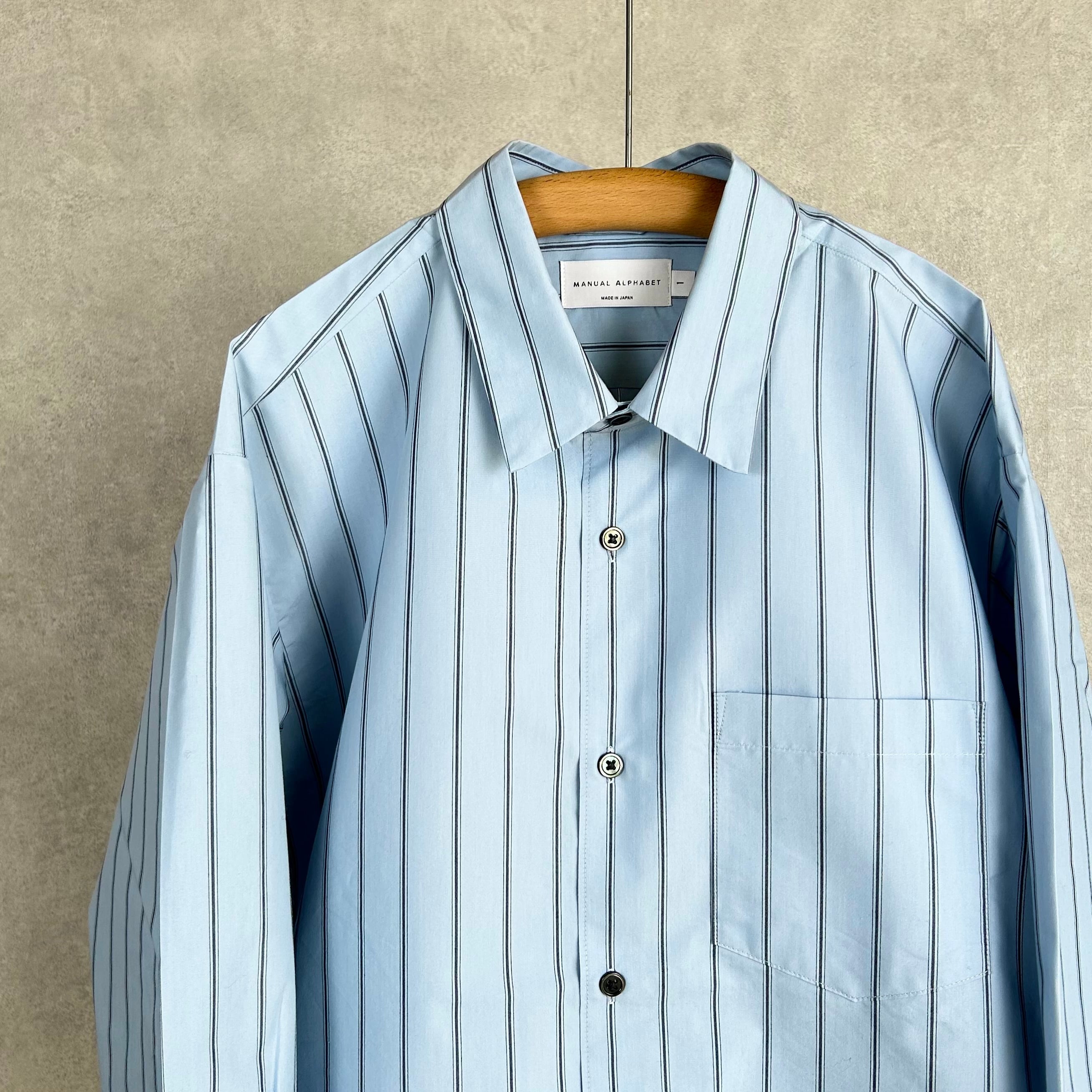 26SS》【MANUAL ALPHABET】THIN ICE TC WIDE RC SHIRTS マニュアル