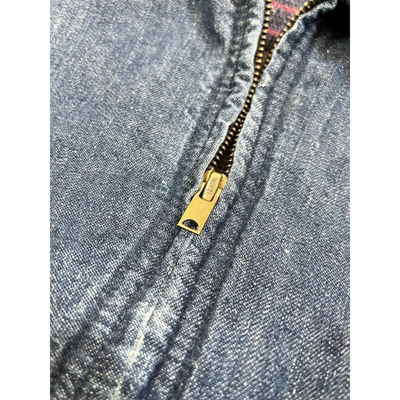 60s DENIM WORK JACKET Size 40程