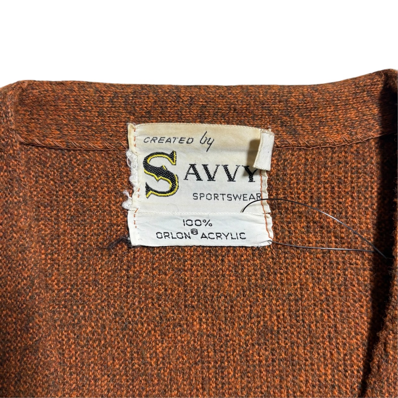 vintage 1970’s acrylic cardigan