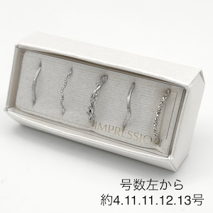 セットリング:アスプレイ リング アソートリング 重ね付け プレゼント